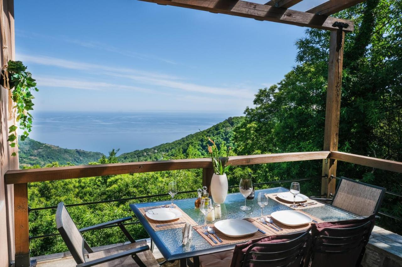 קיסוס A Dream Deferred Villa Pelion מראה חיצוני תמונה