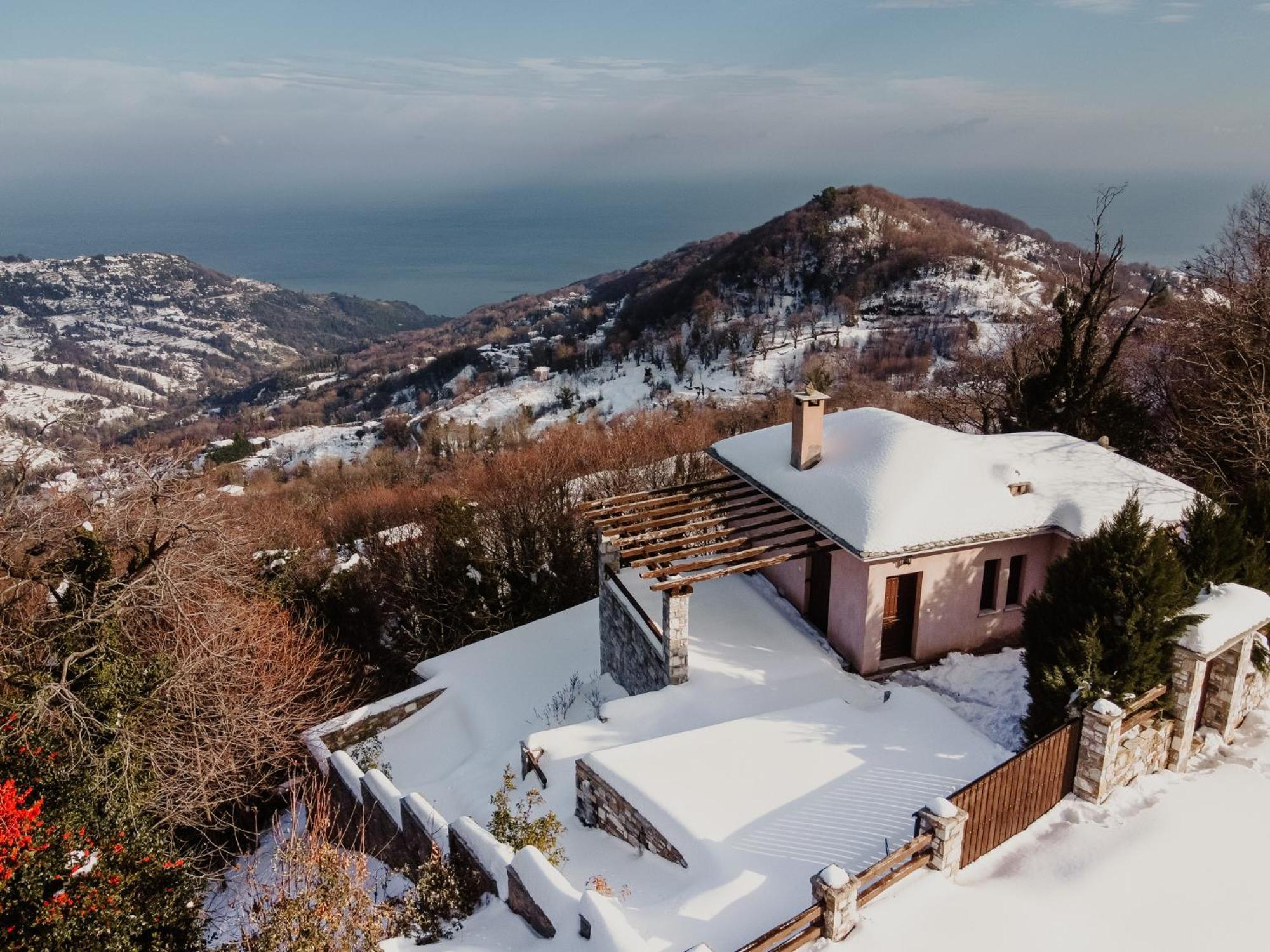 קיסוס A Dream Deferred Villa Pelion מראה חיצוני תמונה